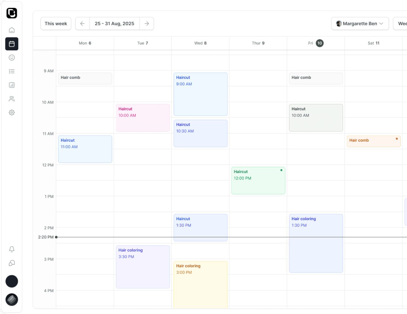 Dashboard mockup showing application interface